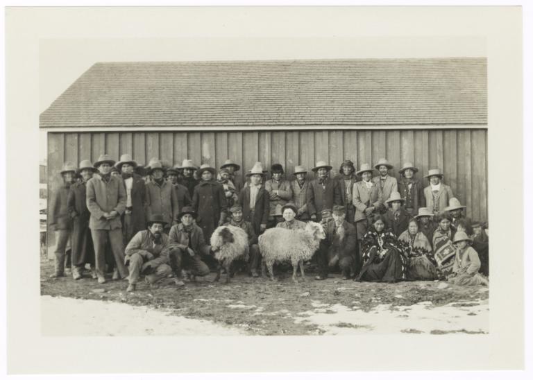 Group of American Indian Farm Workers