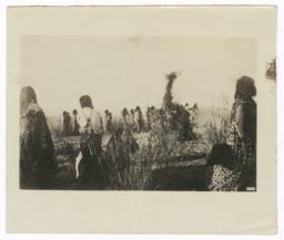 Group of People in a Field Watching What May Be a Ritual Dance, Yuma, Arizona