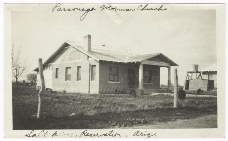 Parsonage, Mormon Church, Salt River Indian Reservation, Arizona