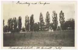 Dormitory and Campus of Boarding School, Seen from a Distance, Fort Bidwell, California