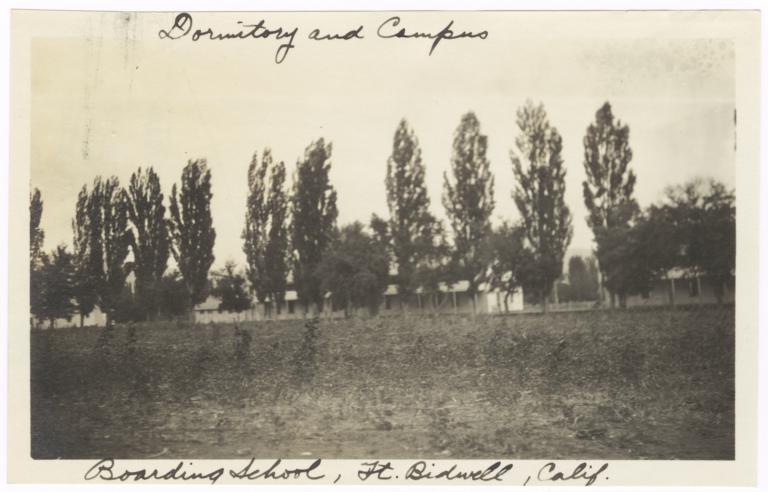 Dormitory and Campus of Boarding School, Seen from a Distance, Fort Bidwell, California