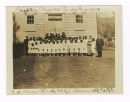 Reception Class Easter Day, Methodist Episcopal Indian Missionary Church, Greenville, California