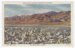 Death Valley National Monument, The Devil's Golf Course, California