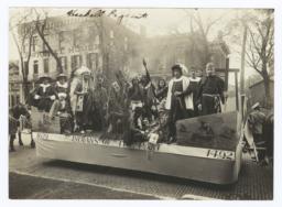 Haskell Pageant Featuring a Float Titled, "1620 - Indians of the Past -1492," Lawrence, Kansas