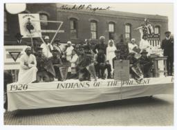 Haskell Institute Pageant Float, Lawrence, Kansas