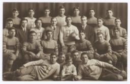 Group Portrait of a Football Team, Haskell Institute, Lawrence, Kansas
