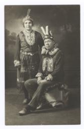 Reverend and Mrs. John Silas Posing in Native Costume