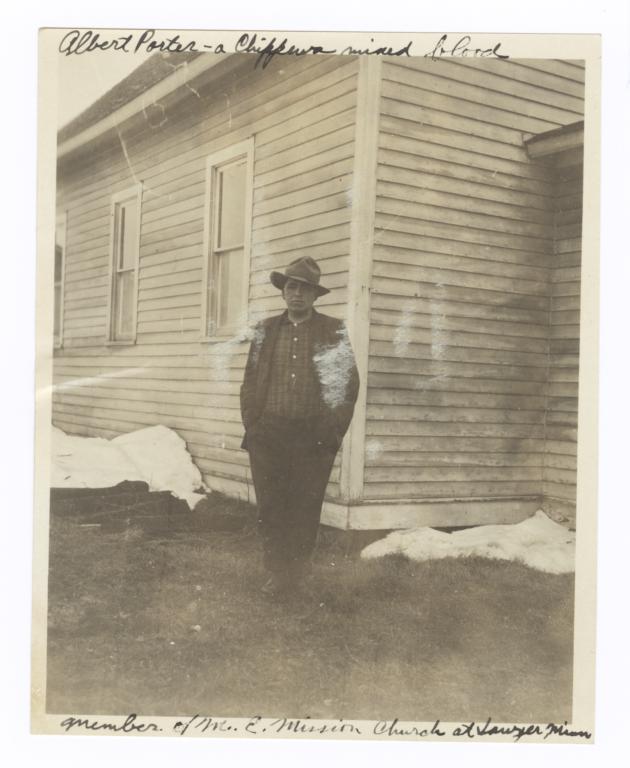 Portrait of Albert Porter, Sawyer, Minnesota