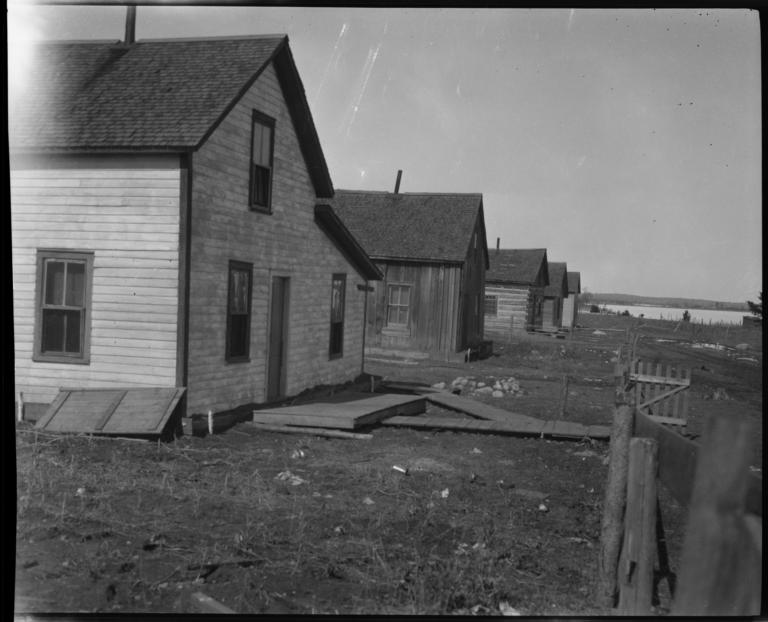 Ojibwa Houses near a Lake, Leech Lake Reservation, Onigum, Minnesota