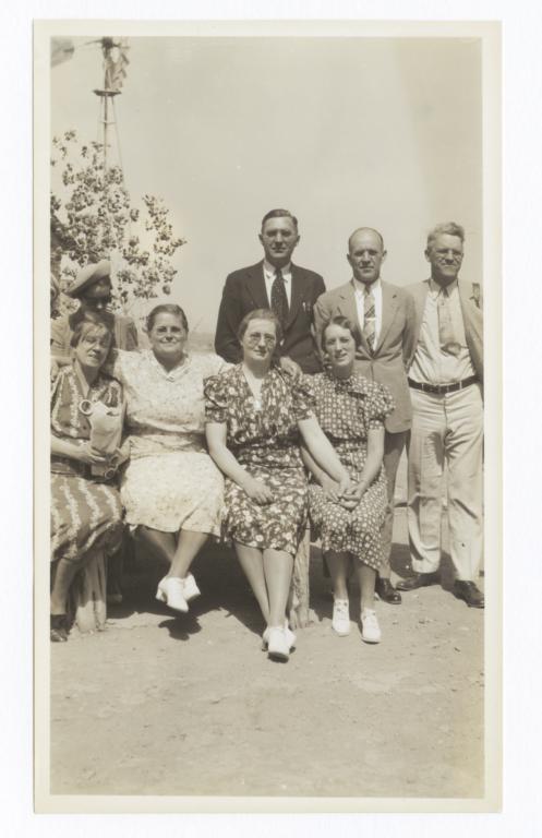 Group at the Mennonite Mission at Oraibi, Arizona 
