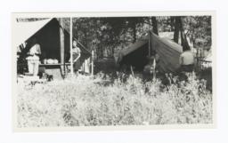 Four People Living at a Camp