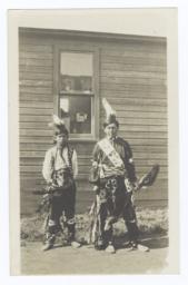 American Indian Boys in Traditional Dress