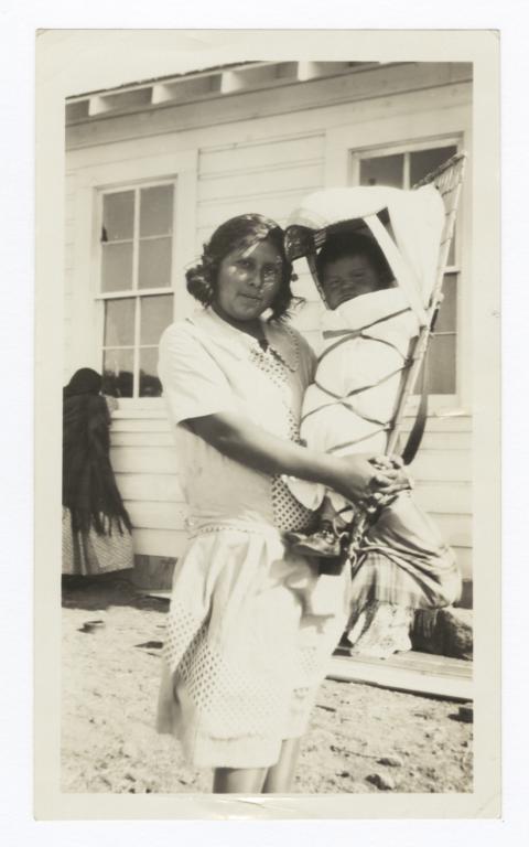 Fred Richard's Sister, and Her Child, Washoe, Nevada