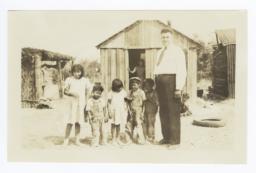 Reverend F.O. Burnett and American Indian Children, Las Vegas, Nevada