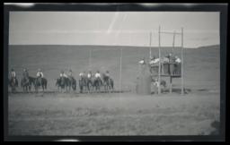 Judges' Stand and Race Track at the Western Shoshone Reservation, Owyhee, Nevada