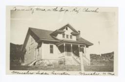 Community House, or the Lodge of the Reformed Church, Mescalero Indian Reservation