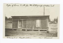 Type of House Built for Fort Sill Group at Whitetail, Mescalero Reservation, New Mexico