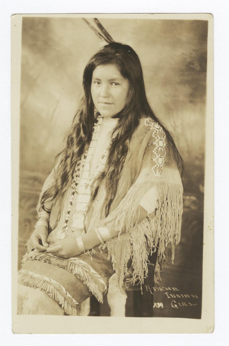 Apache Indian Girl - G.E.E Lindquist Native American Photographs