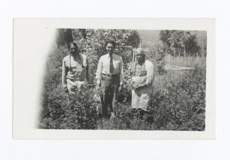 Father and Son John C. Rainer, and Uncle Manuel Mondragon, Taos Pueblo, New Mexico