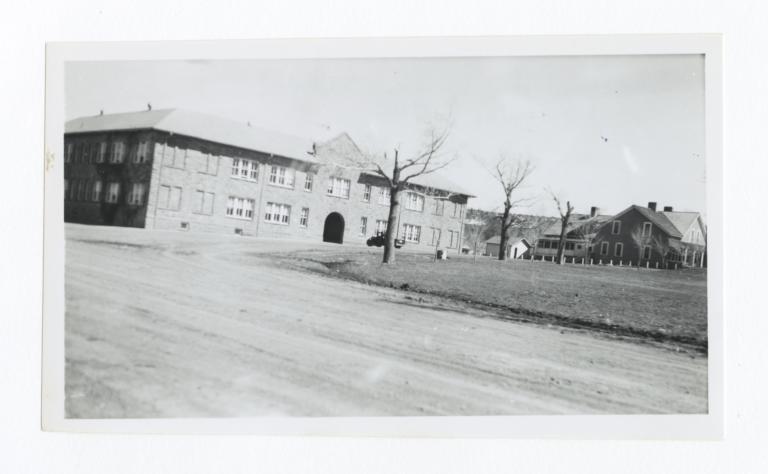 View of Campus, Charles H. Burke School, Fort Wingate, New Mexico