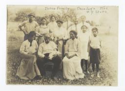 Family on the Onondaga Reservation, New York