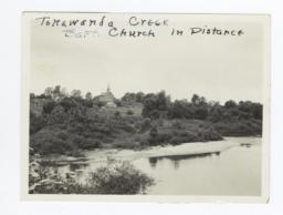 Tonawanda Creek with Baptist Church, New York