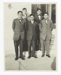 Young Men from the Chilocco YMCA Group