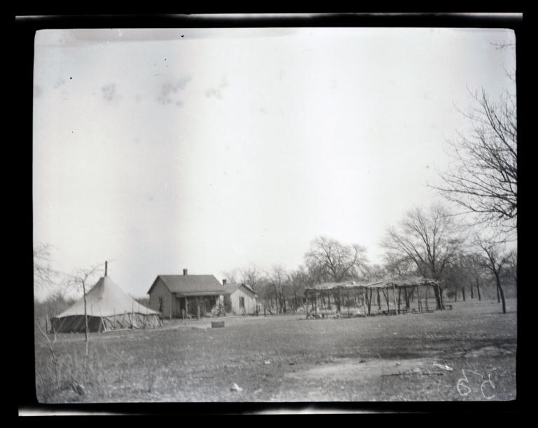 Mr. Ware's Home (Kiowa Indian Home and Camp), Hog Creek, Oklahoma - G.E ...