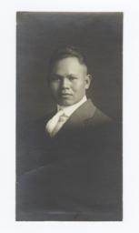Portrait of a Young Man in Formal Attire, Seminole, Oklahoma