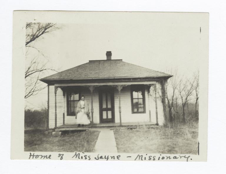 Home of Miss Jayne, Missionary, Oklahoma