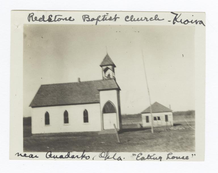 Red Stone Baptist Church and Eating House, near Anadarko, Oklahoma