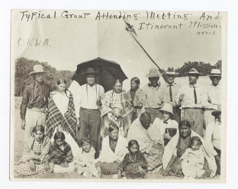 Group Meeting and Itinerant Missionaries, Oklahoma