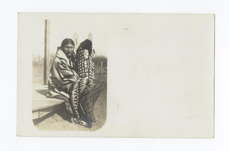 American Indian Woman with Baby
