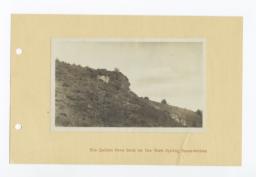 The Indian Face Rock, on Warm Springs Reservation, Oregon