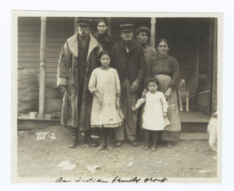 Native American Family, Reverend Francis Frazier (left) and the Reverend Albert Frazier (right)