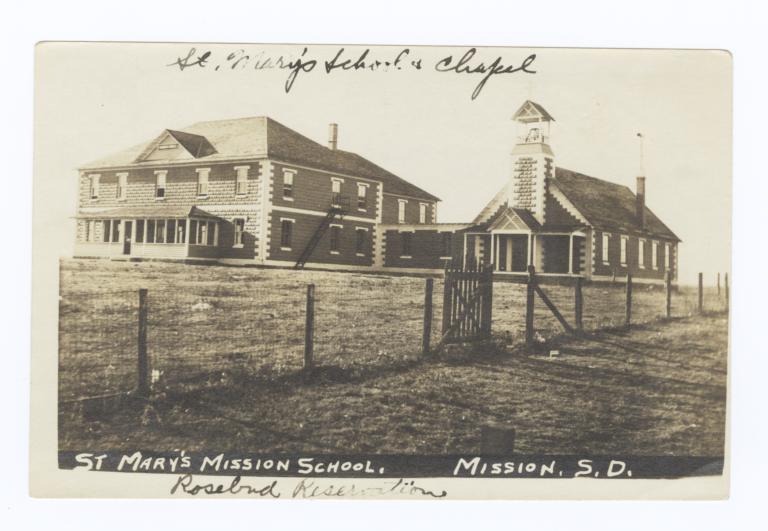 St. Mary's Mission School & Chapel, Rosebud Reservation, South Dakota