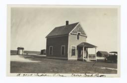 Home of Gregory Seeking Land, Crow Creek Reservation, South Dakota