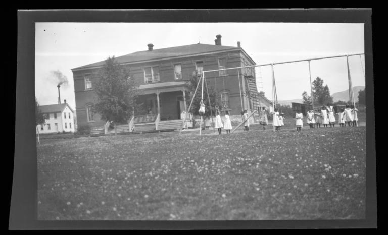 Girls' Dormitory, Government Boarding School, Uintah and Ouray Reservation, Whiterocks, Utah