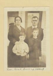 Reverend Alex Hood and Family, Washington