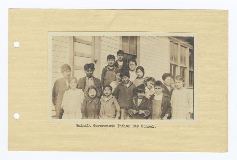 Children of the Quinault Government Indian Day School, Taholah, Washington