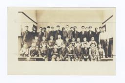 Students at Tomah Indian School, Wisconsin