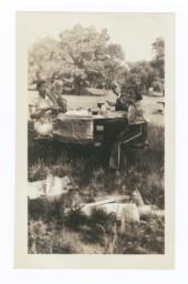 Picnic of Dr. C.L. Hall and Rudolf and Deborah Hertz Family