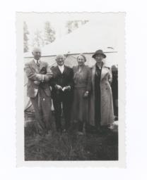 Missionaries  Dr. W.A. Petzoldt, Dr. J.M. Cornelison, Miss M.M Crawford, and Mrs. Rudolph Petter