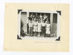 Graduating Class and Faculty from the Ononoaga Reservation School Yearbook, 1937-38