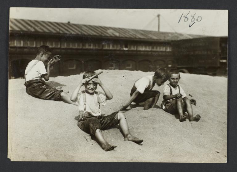 Four Boys on the Sand