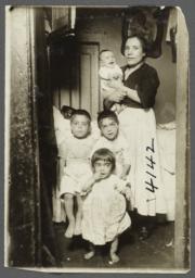 Family in Doorway