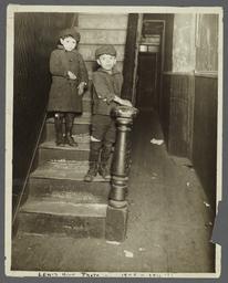Boys on Tenement Stairs