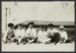 Six Boys on the Sand