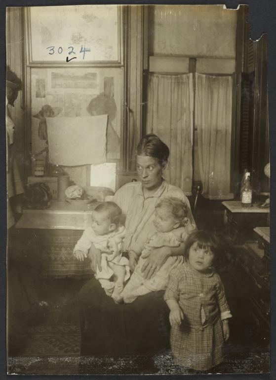 Seated Mother with Three Children