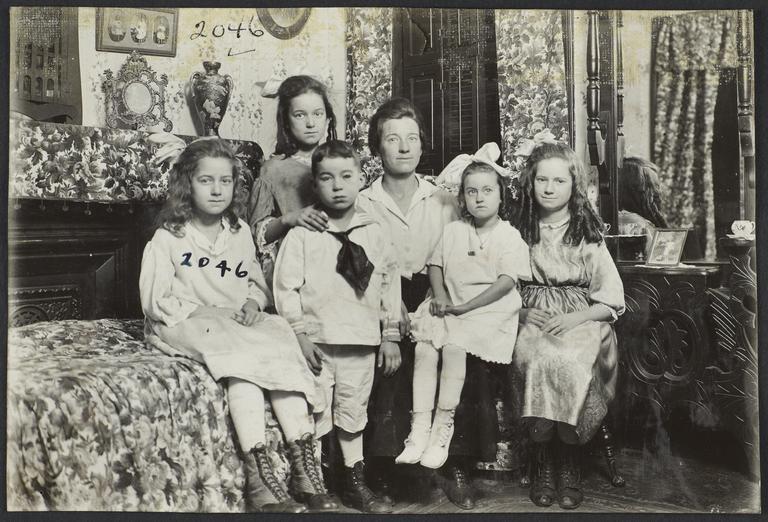 Woman  with Five Children